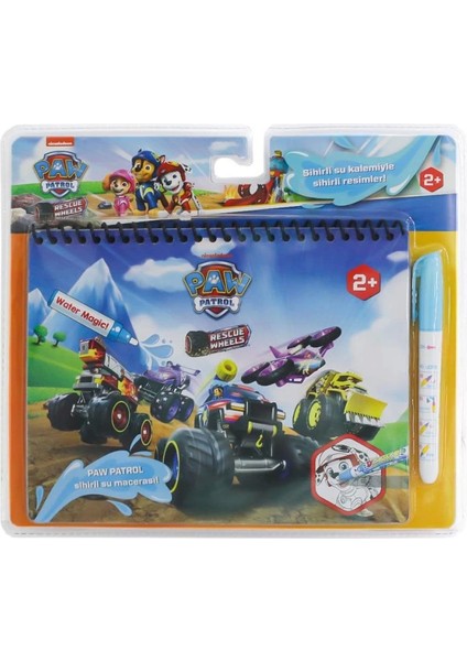 Nessiworld BK009 Paw Petrol Sihirli Boyama Kitabı -Gepettoys