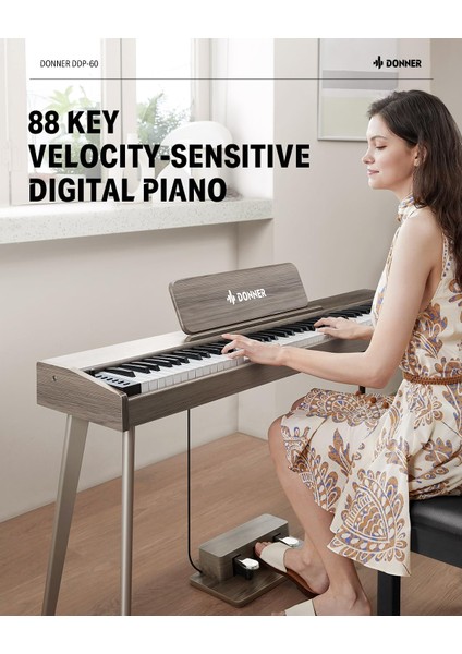 DDP-60 Dijital Piyano (Gray Wood Grain) fiyatları