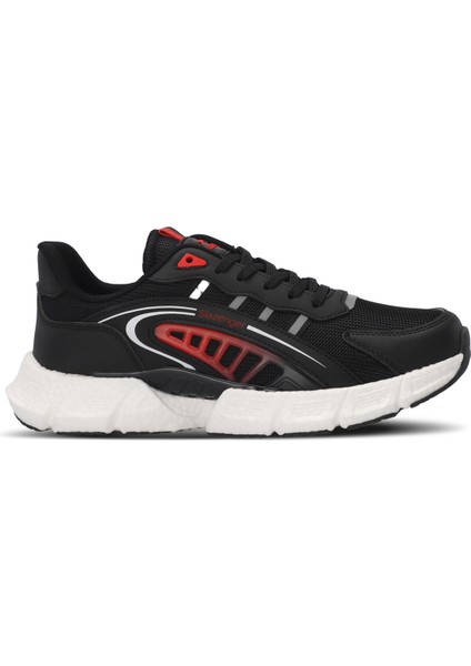 ZIPLINE Erkek Sneaker Koşu & Yürüyüş Ayakkabısı Siyah / Kırmızı