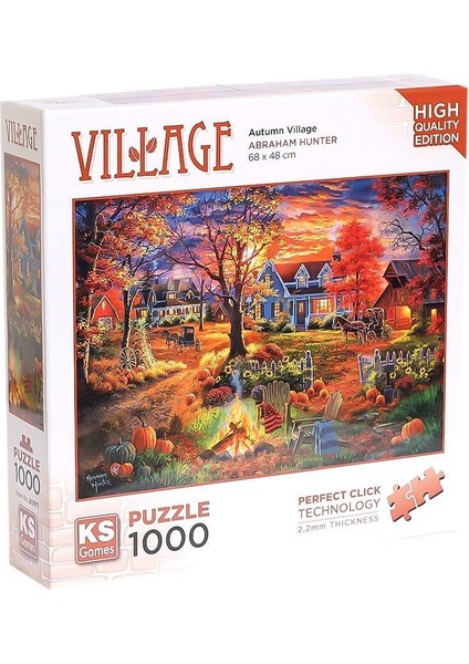 20671 Autumn Village 1000 Parça Puzzle -Ks Puzzle