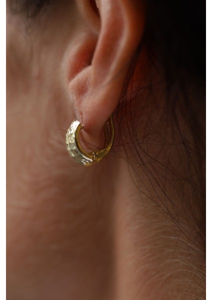 14 Ayar Altın Kalemli J Küpe 2 fırsatları