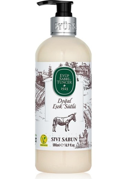 Doğal Eşek Sütlü Sıvı Sabun 500 ml