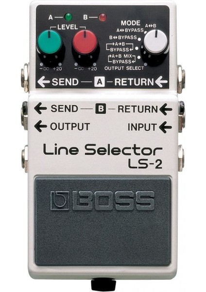 Boss Ls-2 Line Selector Compact Pedalı