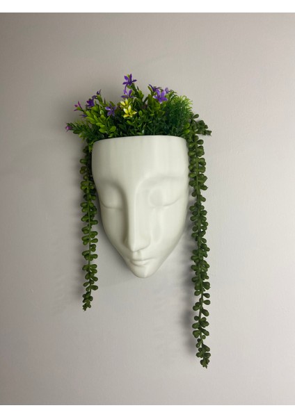 Yüz Duvar Saksısı 15 cm