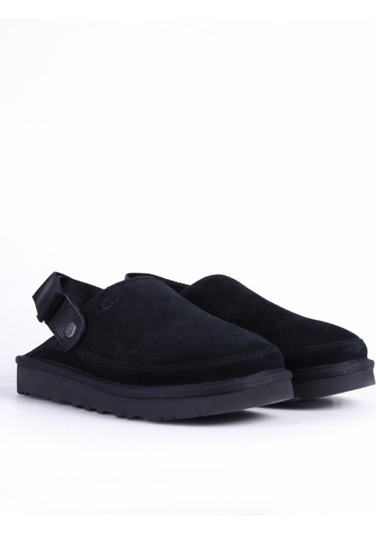 Süet Siyah Erkek Sandalet Goldencoast Clog fiyatları