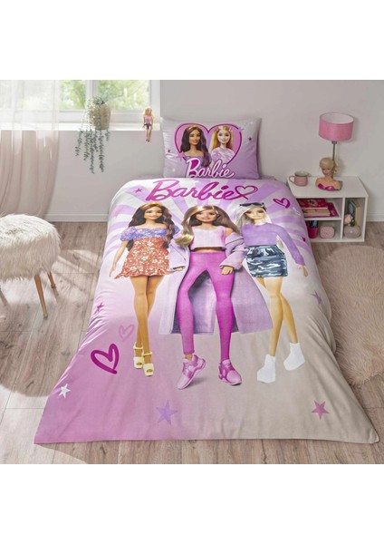Yeni Sezon Lisanslı Barbie Shine Nevresim Takımı