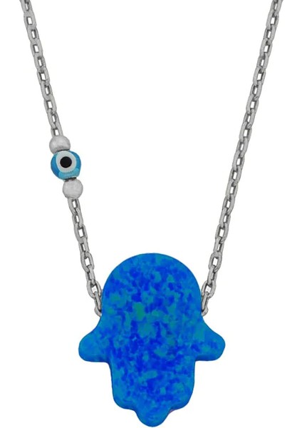 Opal Fatıma Kolye 718916 Silver
