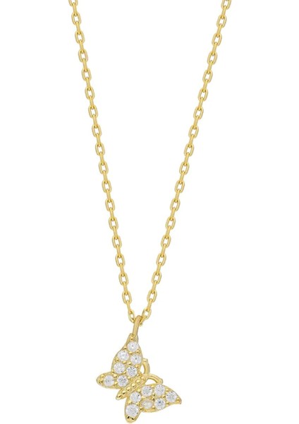 Kelebek Kolye 718904 Gold