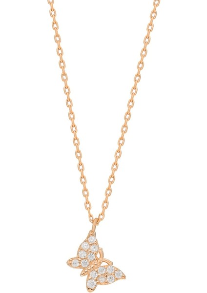 Kelebek Kolye 718904 Gold modelleri