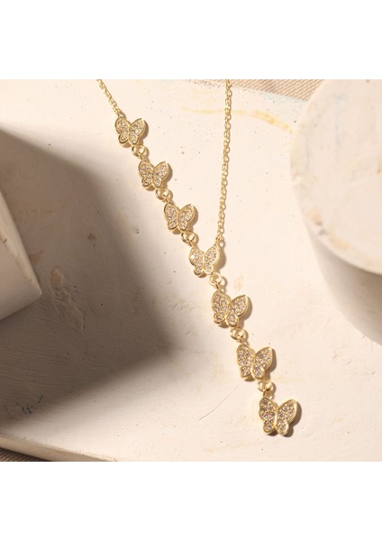 Kelebek Kolye 718905 Gold fiyatları