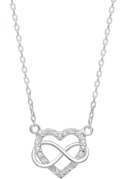 Kalp ve Sonsuzluk Kolye 718004 Silver