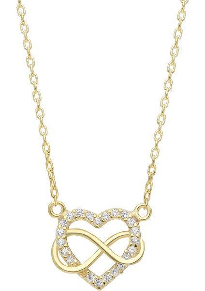 Kalp ve Sonsuzluk Kolye 718004 Gold