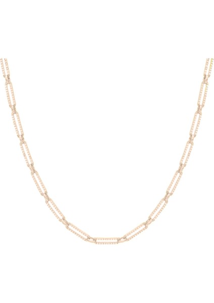 Zirkon Taşlı Zincir 718920 Rose