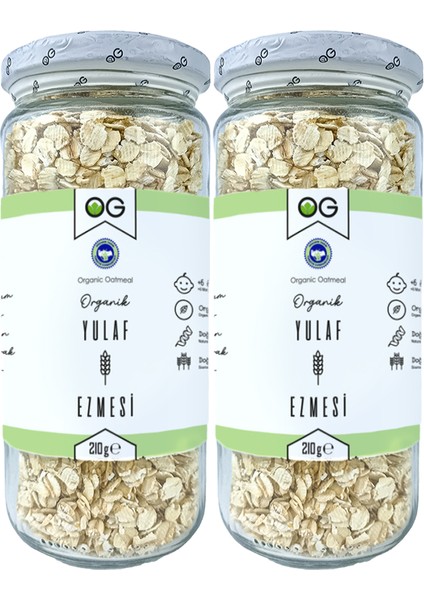 2'li Organik Yulaf Ezmesi 210 Gr +6 Ay fiyatları