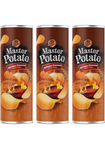 Potato Barbekü Çeşnili Cips 160 gr x 3 Adet