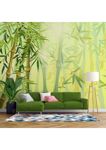 Bambu Ağaç Orman Temalı