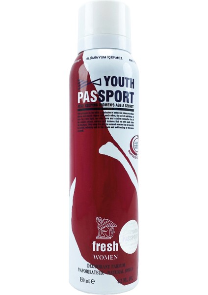 Youth Passport Kadın Deodorant 5'li Deneme Seti