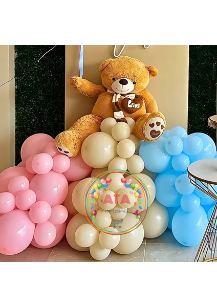 ^^ Doğum Günü Konsepti * Makaron Mavi * Makaron Pembe * Retro Beyaz * 60 Lı Balon Zinciri Parti Seti