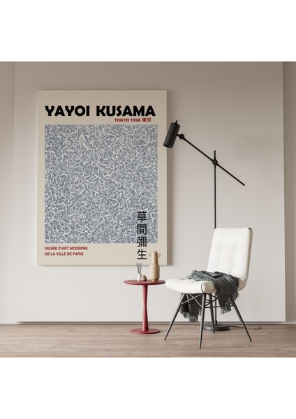 Modern Ev Dekorasyonu Kanvas Tablo Yayoi Kusama Modern Sanatsal Tablo Cafe Dekor