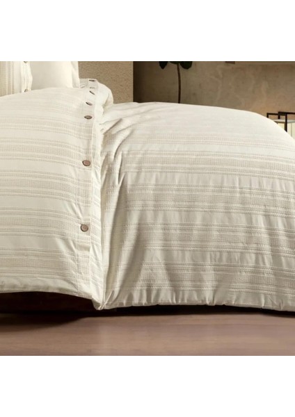 Casa Likya Çift Kişilik 6 Parça Nevresim Takımı Krem Renk modelleri