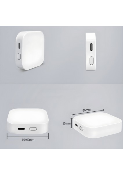 Tuya Uyumlu Zigbee + Bluetooth Bridge Köprü Cihazı ( Tuya, Smart Life Uyumlu Type- C Girişli Gateway Hub)