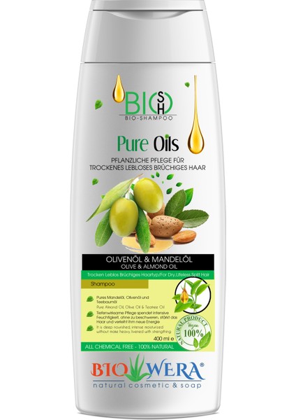 Bıo-Shampoo Olıve & Almond - Saç Uzamasını Destekleyen Bitkisel Bakım Şampuanı