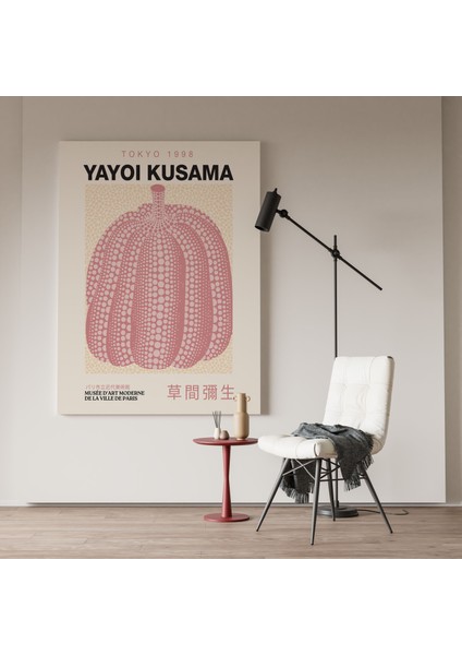 Sanatsal Kanvas Tablo Duvar Dekorasyonu Yayoi Kusama Salon Dekorasyonu Duvar Tablosu