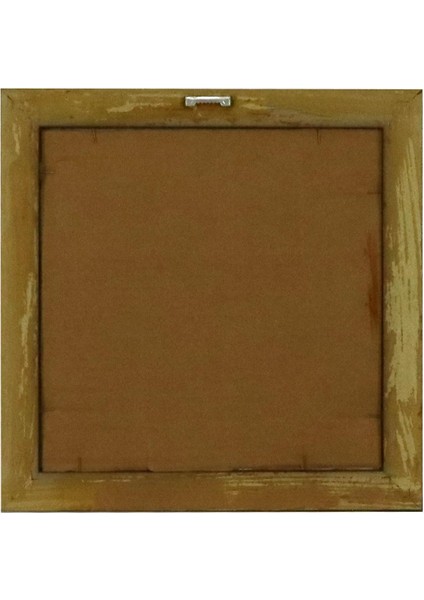 El Işçiliği Pirinç Selçuklu Yıldızı Tablo 33 x 33 cm - 1015