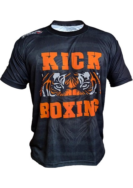 TX712 Tiger Kick Boks Tişört Kick Boxing Antrenman Tshirt