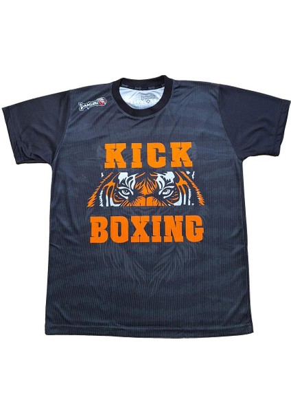 TX712 Tiger Kick Boks Tişört Kick Boxing Antrenman Tshirt