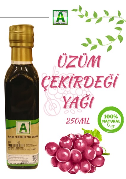 Üzüm Çekirdeği Yağı 250CC