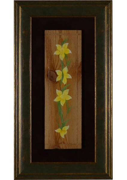 El Işçiliği Tezhip Tablo 25 x 46 cm - 5949