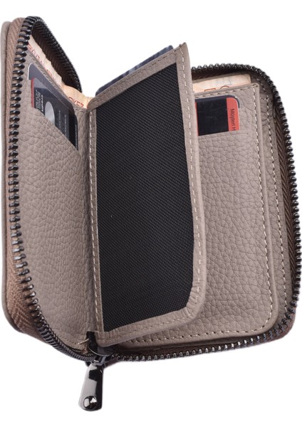 BYD-661021 Deri Fermuarlı Cüzdan/vizon fırsatları