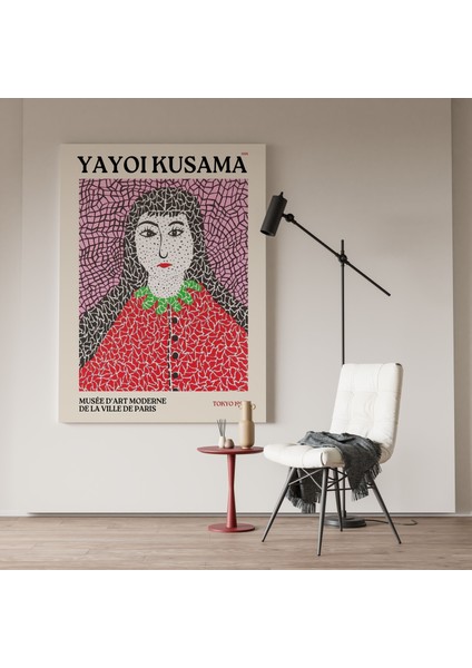 Salon Duvar Dekorasyonu Sanatsal Tablo Yayoi Kusama Kanvas Tablo Oda Duvar Dekor