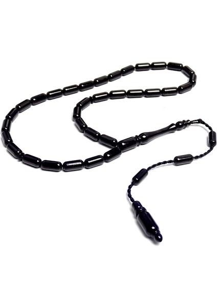 Erzurum Oltu Taşı Tesbih 4mm – En Zarif ve İnce Minimalist Tasarım