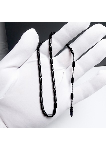 Erzurum Oltu Taşı Tesbih 4mm – En Zarif ve İnce Minimalist Tasarım indirimleri