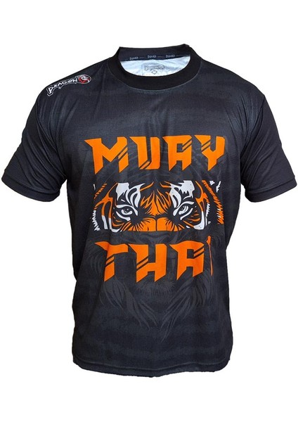 Dragondo TX711 Tiger Muay Thai Tişört Dijital Baskılı Muaythai Tshirt