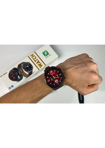 2 Yıl Tecno Spark 20 Pro Uyumlu Watch Dt3 Mate Çok Renkli 2000-3000 Mah 44 mm Çok Renkli Siya