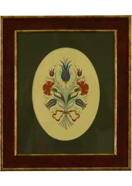 El Işçiliği Tezhip Tablo 33 x 39 cm - 5950