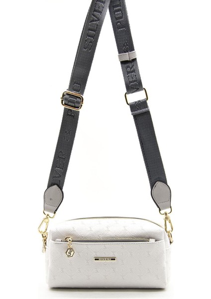 Beyaz - A.gri SP1142 Kadın Çapraz Çanta fiyatları