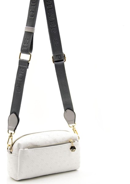 Beyaz - A.gri SP1142 Kadın Çapraz Çanta indirimleri