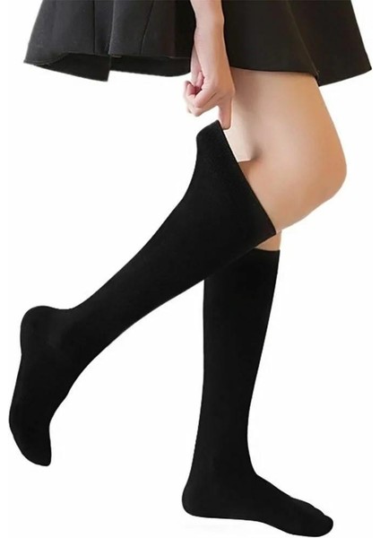 Fitilli Dizaltı Okul Çorabı