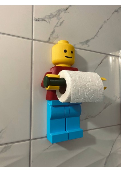 LEGO Adam Tuvalet Kağıdı Askısı -Lego Man Adam