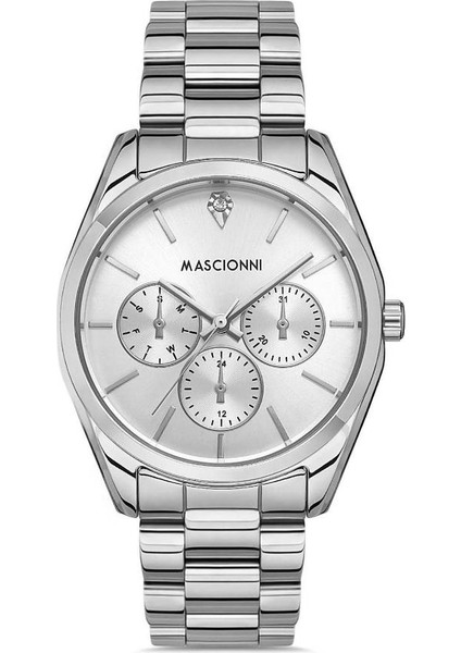 M.1.2139D.01 Fonksiyonlar Pasif Metalik Kadın Kol Saati