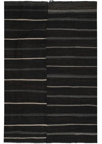 El Dokuma Çizgi Desenli kilim 310 x 404 cm