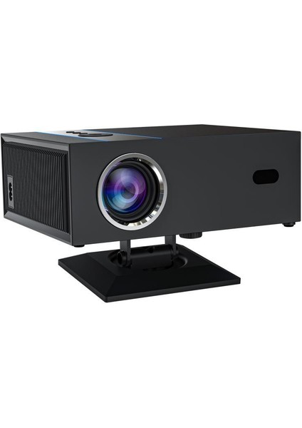 X6 1080P Full Hd LED Projeksiyon, 4K Desteği, Android, Wi-Fi, Bt 5.2, Otomatik Odaklama, 30000 Lümen Siyah