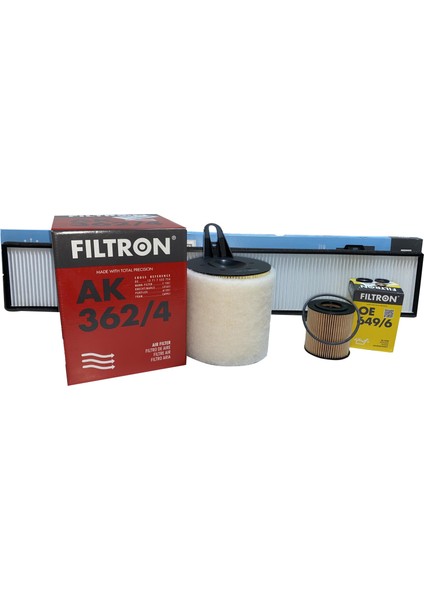 Bmw E87 1.16I 2004-2011 Arası Filtron Periyodik Bakım Seti