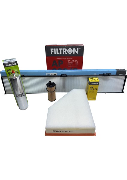 Bmw E81 1.16D 2007- 2011 Arası Filtron Periyodik Bakım Seti