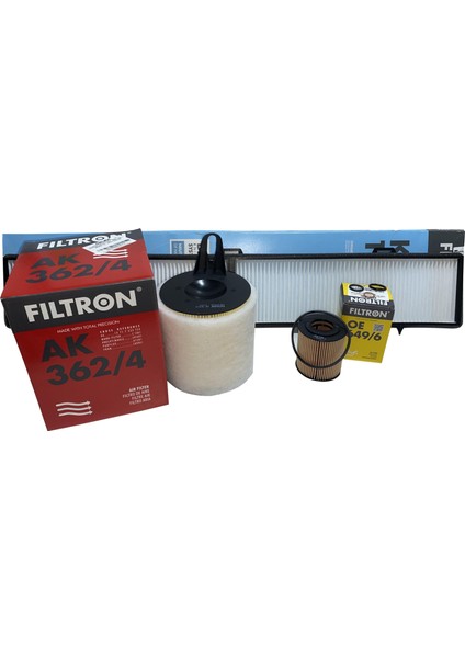 Bmw E90 3.16I Motor Filtron Periyodik Bakım Seti