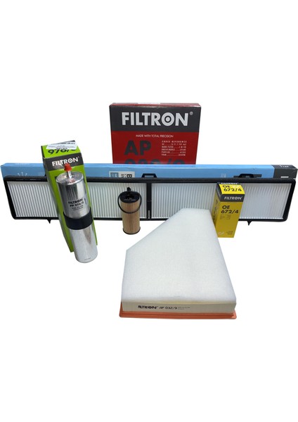 Bmw E90 3.20D 2006 - 2009 177 Hp Filtron Periyodik Bakım Seti